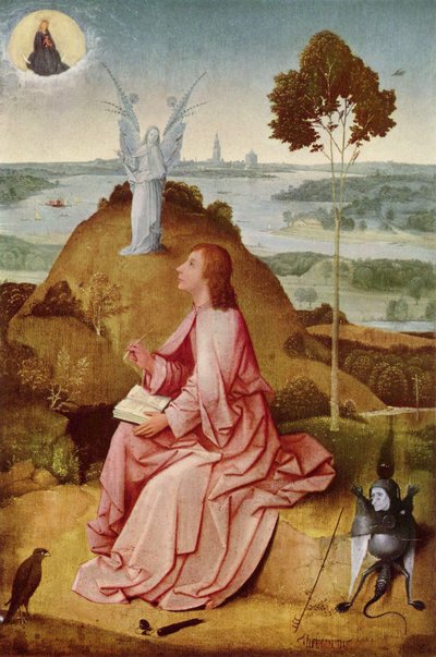 Saint John the Evangelist on Patmos by Hieronymus Bosch